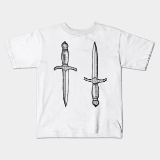 Hand dagger ambidextrous / daga / gift Kids T-Shirt